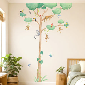 Jungle Tree Wall Decal Instructions