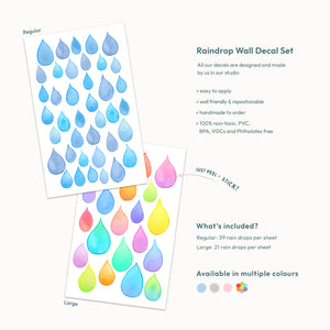Raindrop Wall Decals