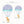 Bear in Hot Air Balloon Wall Decals