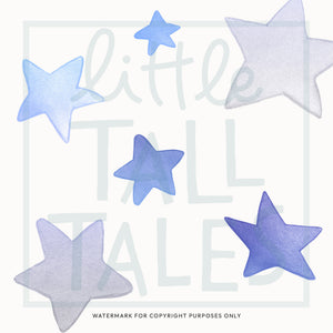 Ombre Stars Wall Decals
