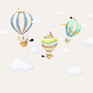 Australian Animals Hot Air Balloon Wall Decal Bundle