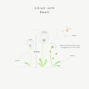 Dandelion Wall Decals