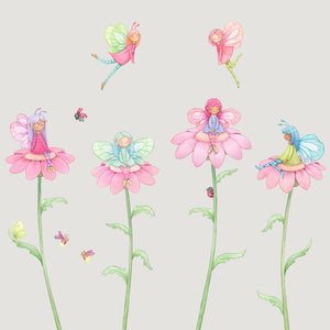 Fairies Fabric Wall Stickers, Little Tall Tales, Made in Australia