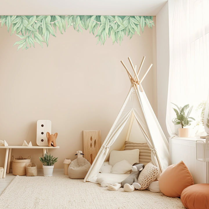 Gum Tree Leaves Wall Decal