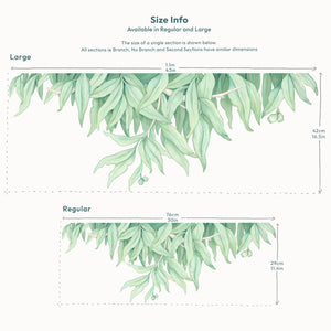 Gum Tree Leaves Wall Decal