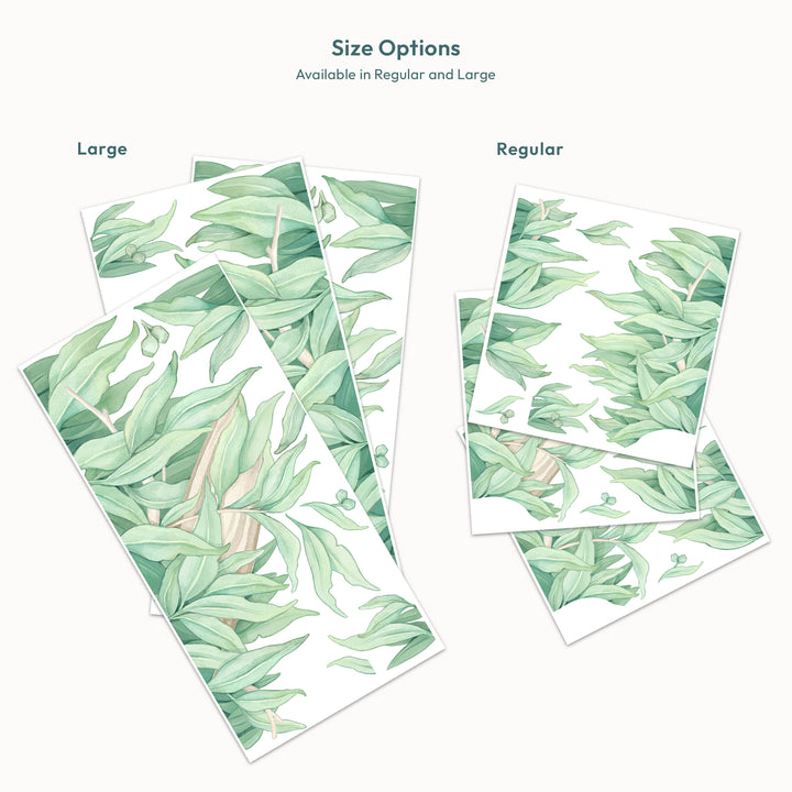 Gum Tree Leaves Wall Decal