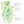 Jumbo Diplodocus wall decal set with green dinosaur and leaves on a white background