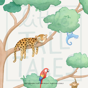 Jungle Tree Wall Decal Set