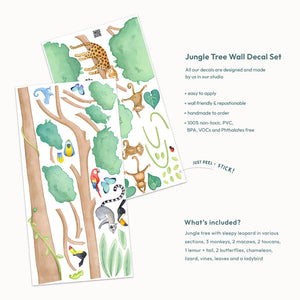Jungle Tree Wall Decal Set