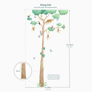 Jungle Tree Wall Decal Set