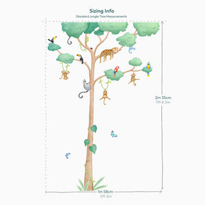 Jungle Tree Wall Decal Set