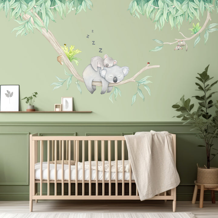 Gum Tree Leaves Wall Decal