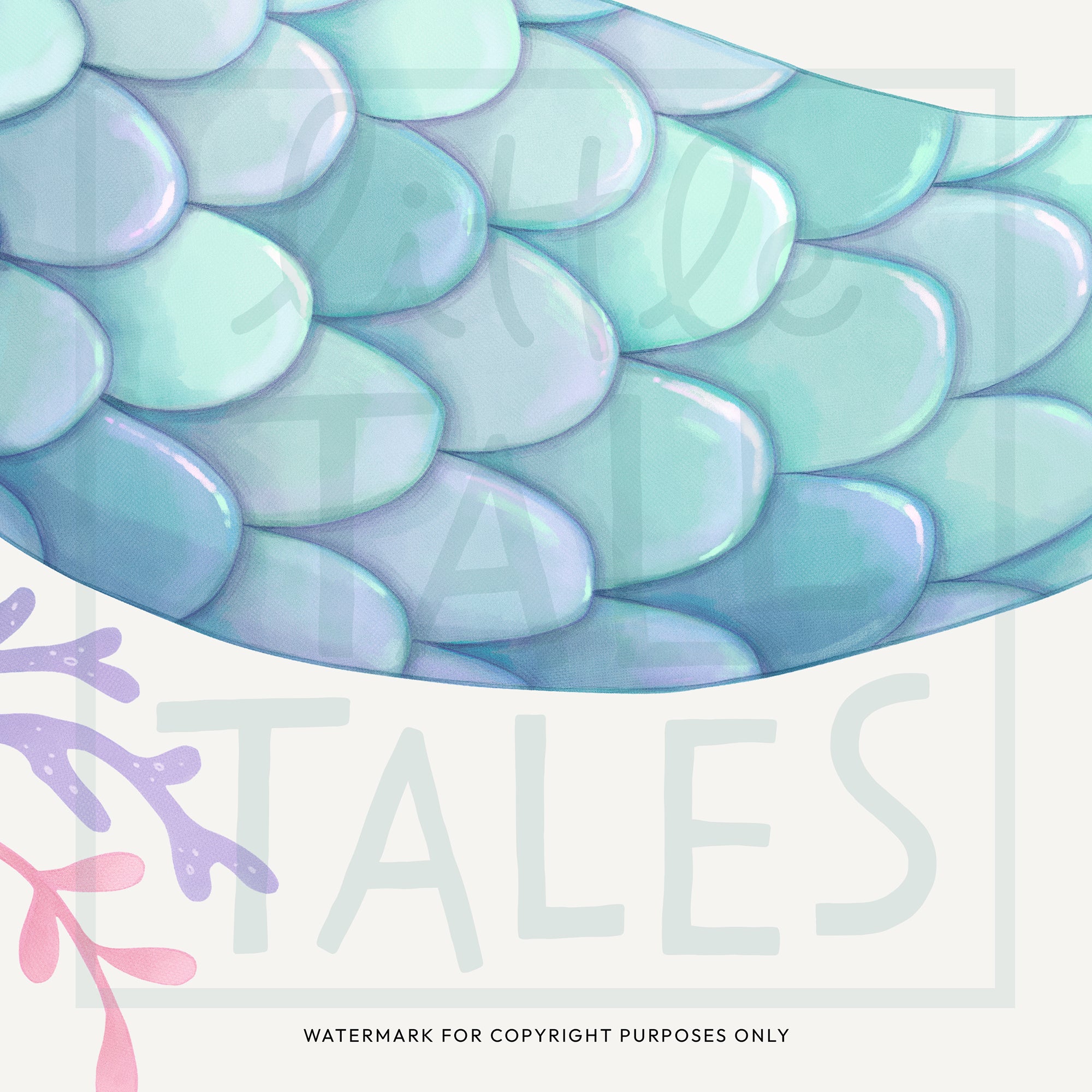 Mermaid Tail Wall Decal