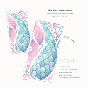 Mermaid Tail Wall Decal