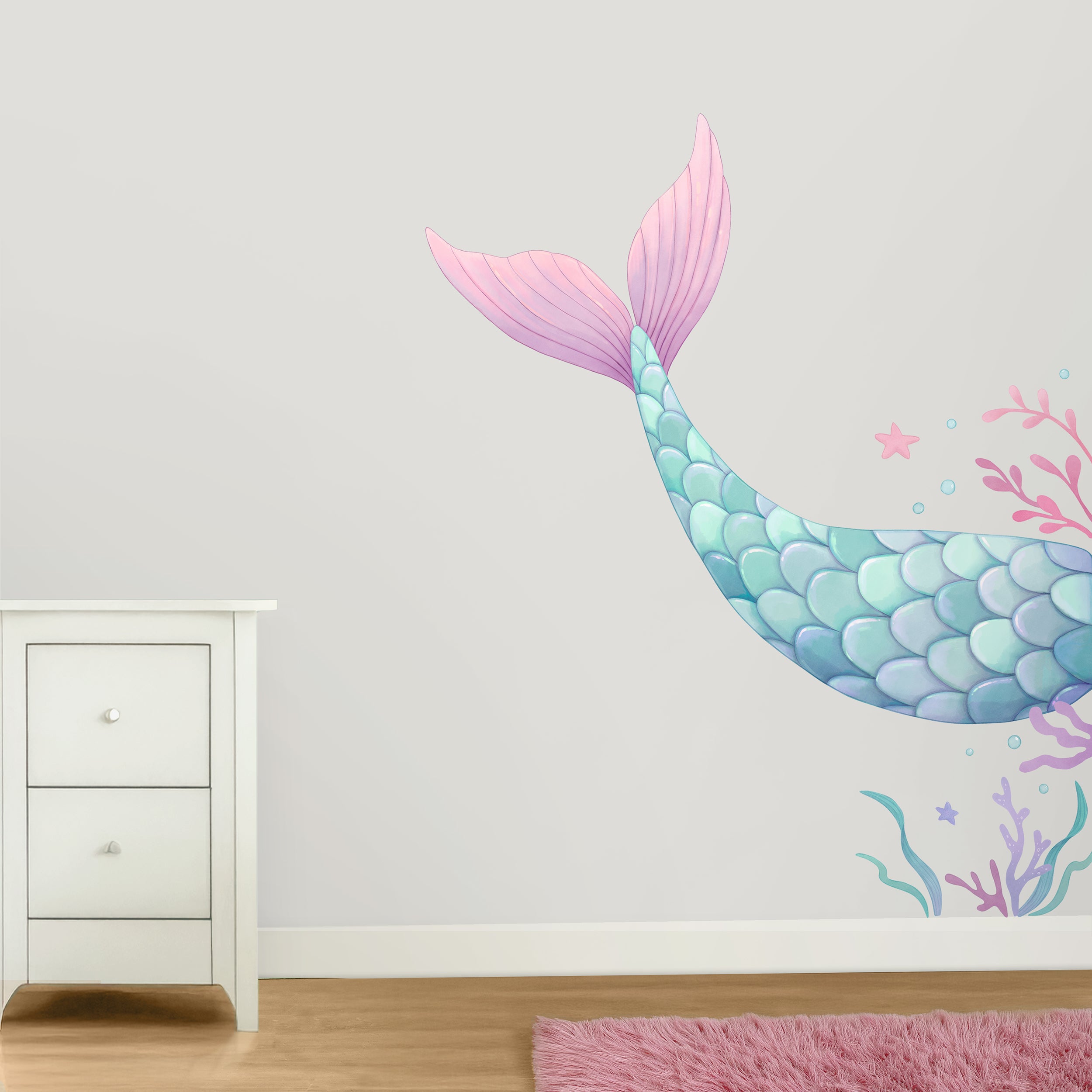 Mermaid Tail Wall Decal