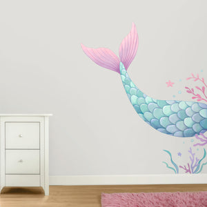 Mermaid Tail Wall Decal