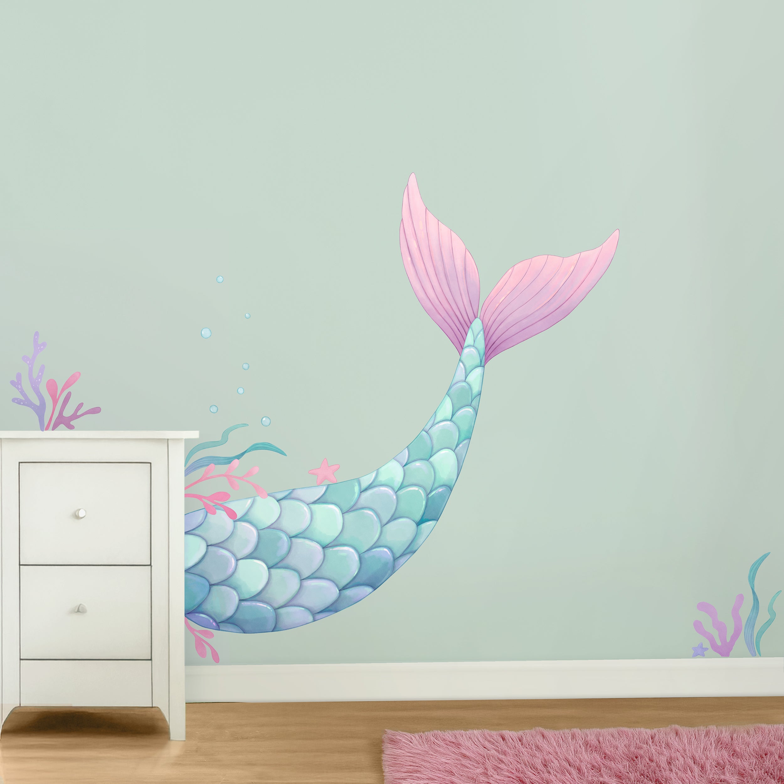 Mermaid Tail Wall Decal