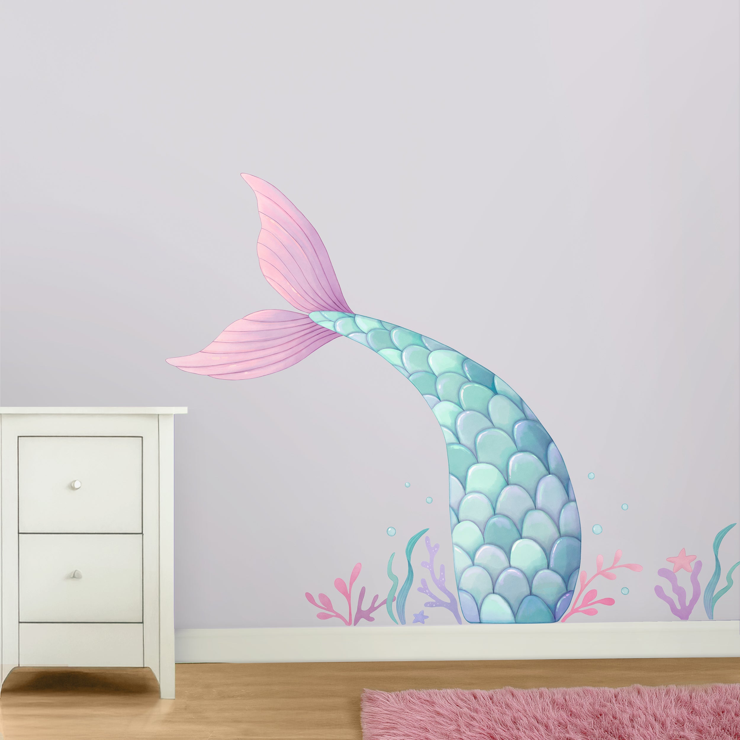 Mermaid Tail Wall Decal