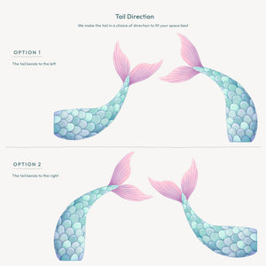 Mermaid Tail Wall Decal