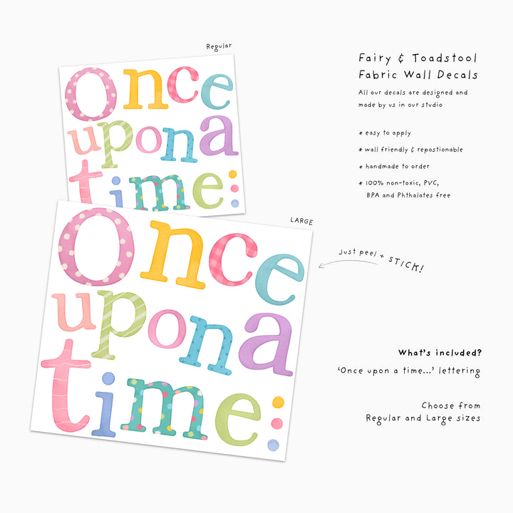 Once Upon a Time Wall Decals
