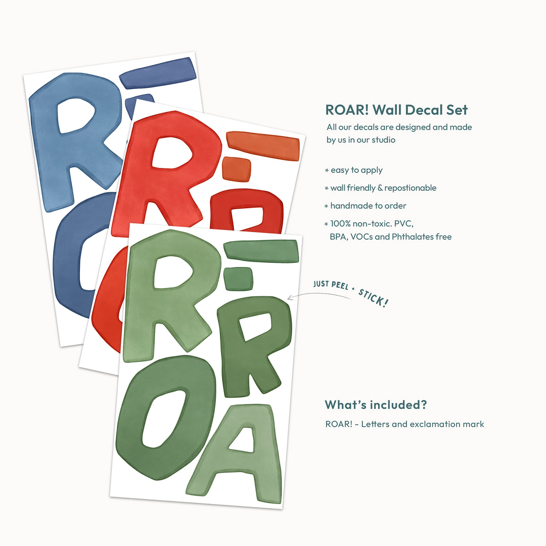 Roar Wall Decals