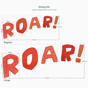 Roar Wall Decals