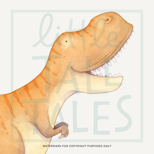 T Rex and Velociraptor Wall Decals