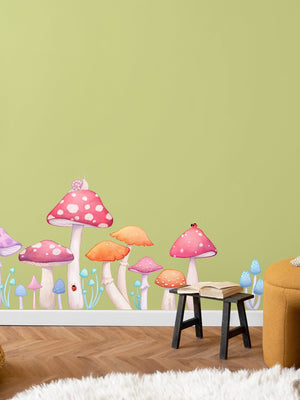 Large Toadstool wall decal