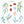 Wattle and Gum Sprigs Wall Decal Set