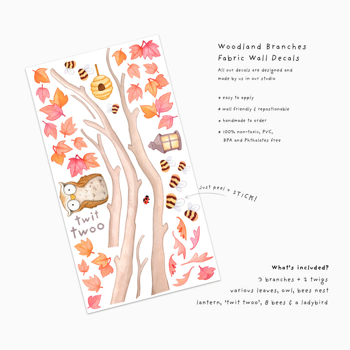 Woodland Branches Wall Decals