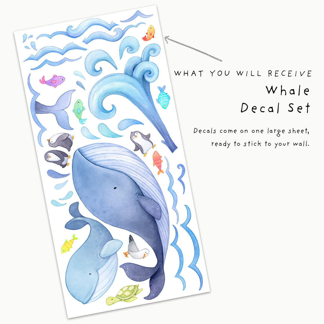 Whale Wall Decals