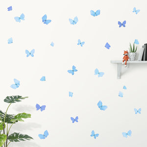Little Blue Butterfly wall decals, Little Tall Tales