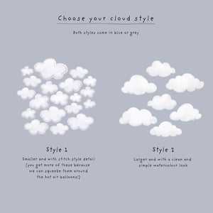 Hot Air Balloon Wall Decal Bundle