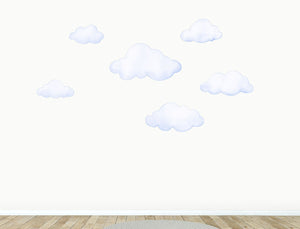 Large Clouds Wall Decals