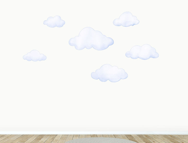 Large Clouds Wall Decals