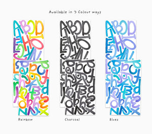 Alphabet Wall Decals