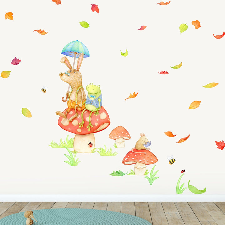 Woodland Toadstool Wall Decals