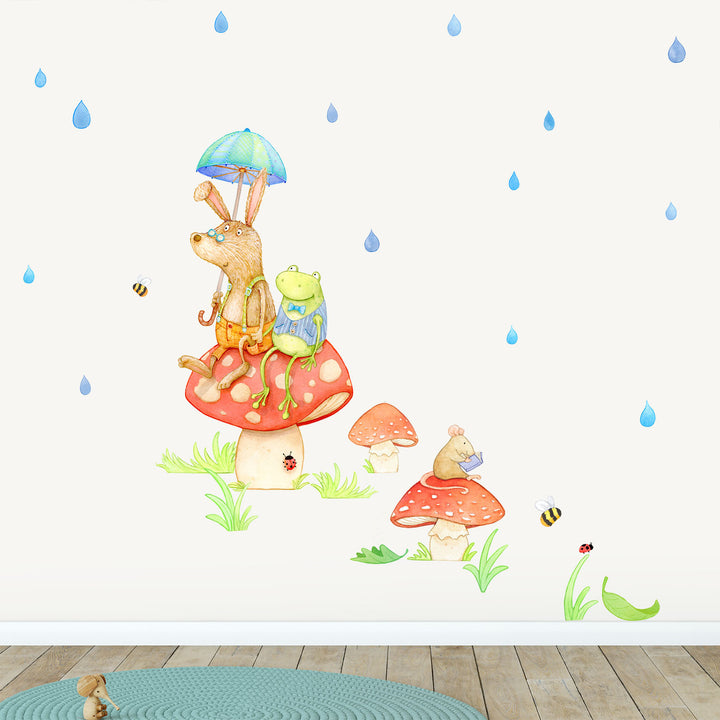 Woodland Toadstool Wall Decals