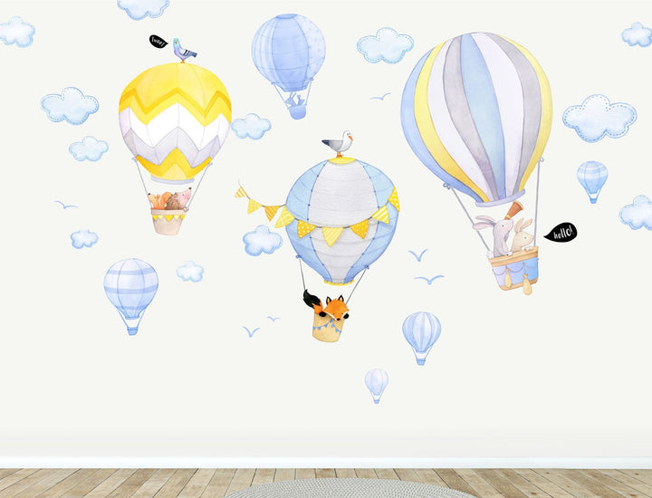 Hot Air Balloon Wall Decal Bundle