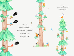 Tree Height Chart Wall Decals