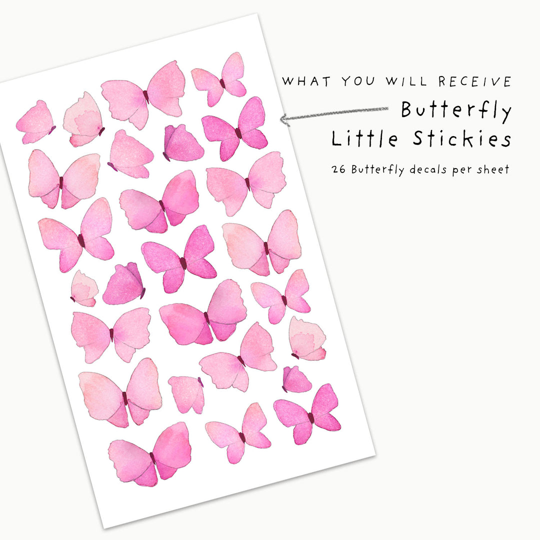 Butterfly Little Wall Stickers, set information