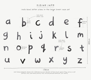 Alphabet Wall Decals