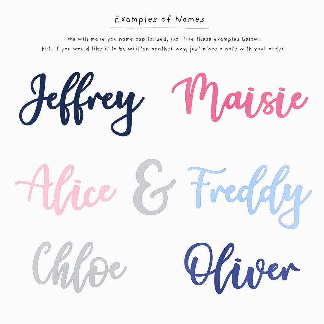Script Name Custom Wall Decals – Little Tall Tales