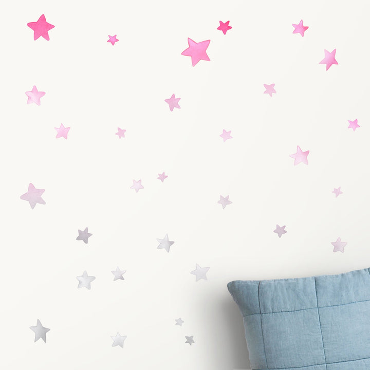 Ombre Stars Wall Decals