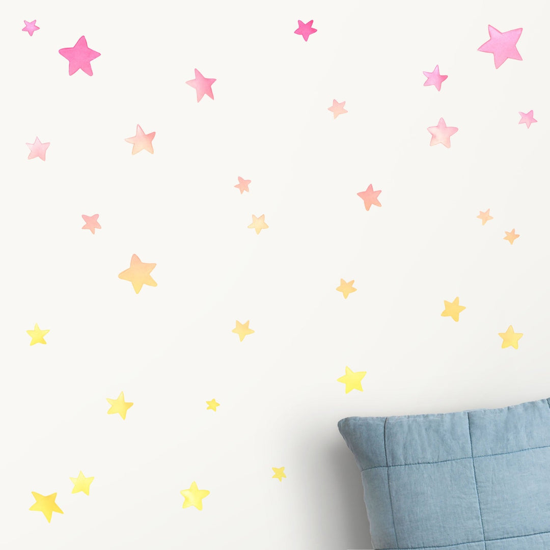 Ombre Stars Wall Decals
