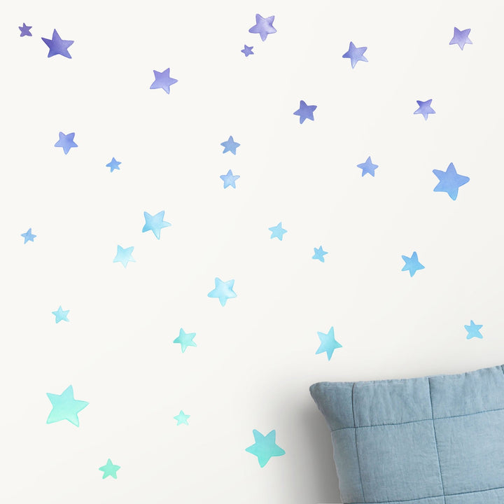 Ombre Stars Wall Decals