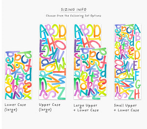 Alphabet Wall Decals