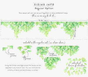 Tree Leaves Wall Decals