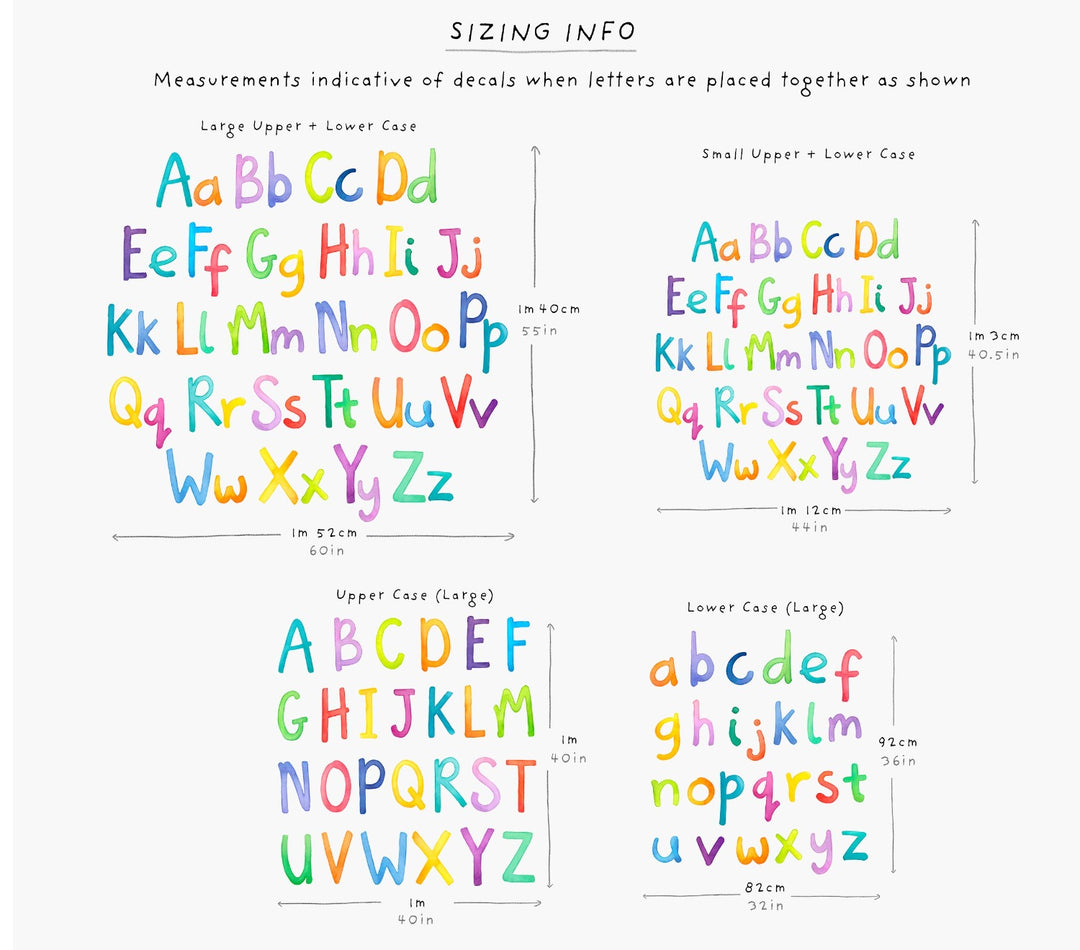 Letters Wall Decals
