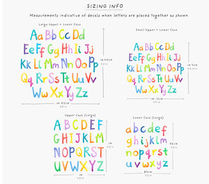 Alphabet Wall Decals